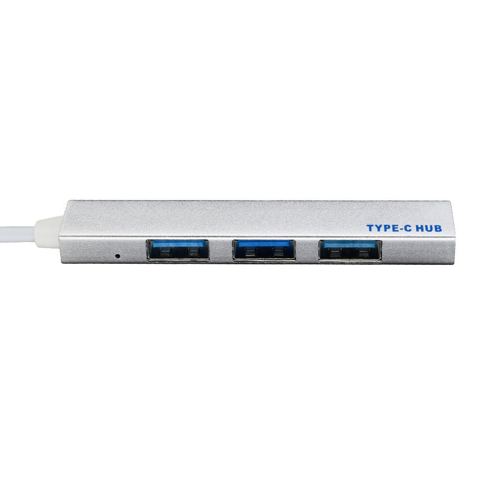 Carnet Type-C HUB 4 ports USB Déconcentrateur alliage d'aluminium USB HUB Typec