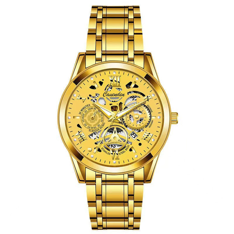 Imperméable Luminous Hollow Out Mens Watch