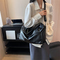 Élégant sac de navette Chic texturé épaulette