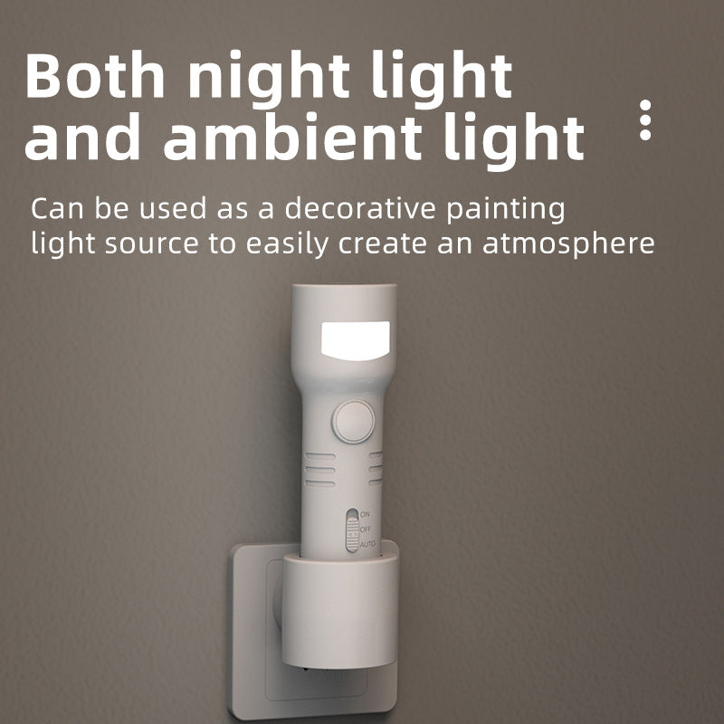 Rechargeable avec lampe de poche à induction personnes lumière de marche