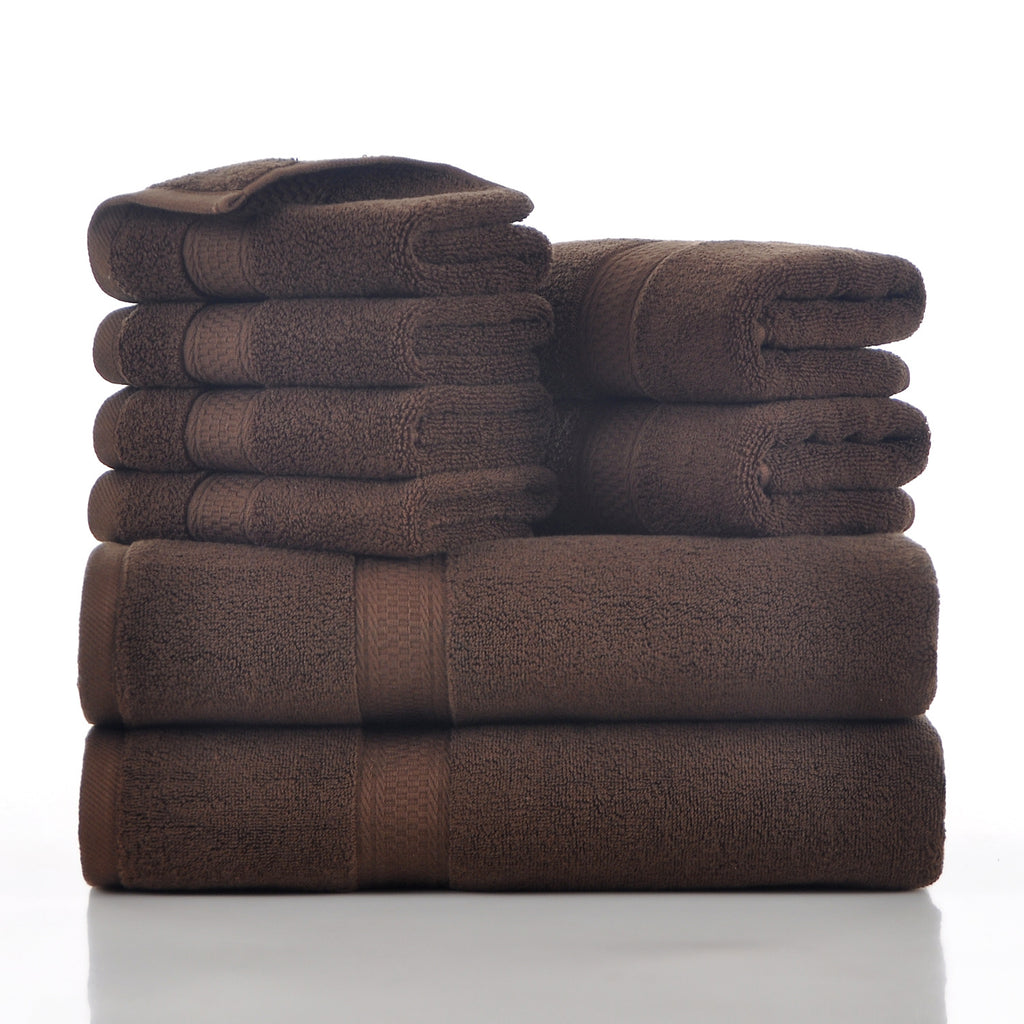 Serviettes de ménage Ensemble de huit pièces doux et absorbant