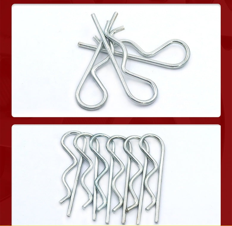 Épingle de type B, épingle de type R, épingle de printemps, épingle de localisation, épingle fendue, épingle galvanisée, épingle d'oreille