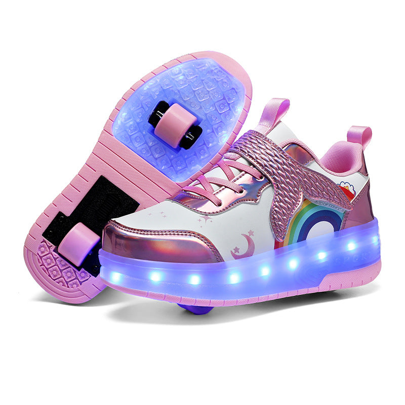 Rechargeable LED Shoes for Kids