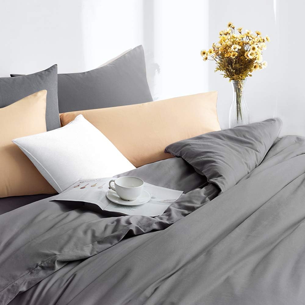 Microfibre King Taille Oreiller Cas 2 Unités