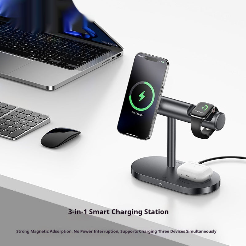 Qi2 Magnetic 4-in-1 Wireless Charger for Phones