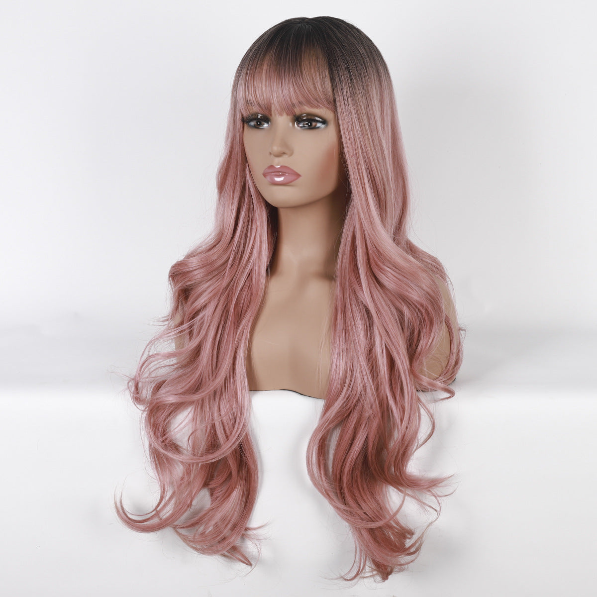 Couverture européenne et américaine pour perruque à cheveux bouclés