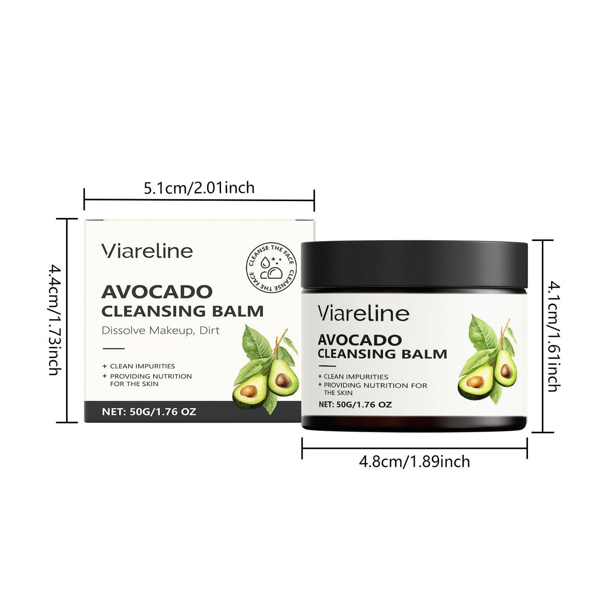 Baume de démaquillage pour avocat VIARELINE