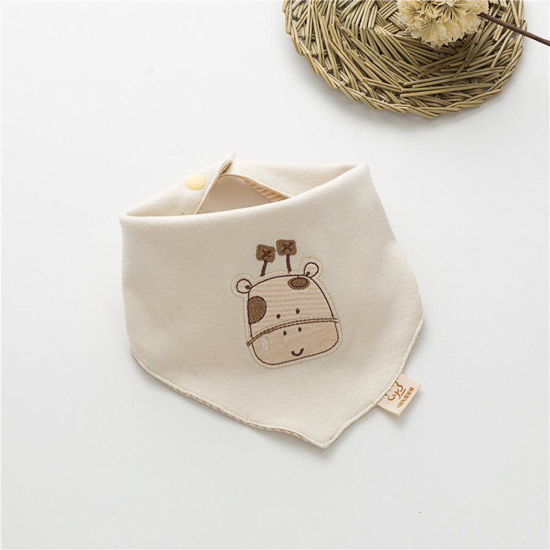Bib en coton Triangle Bébé Pure Coton Enfants