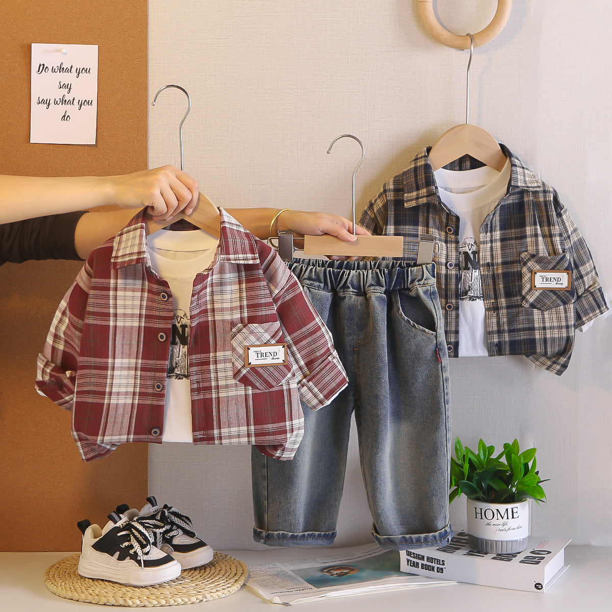 Ensemble 3 pièces tendance pour enfants