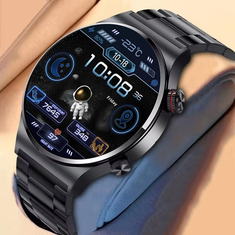 Smart Sports Watch avec Bluetooth appelant la fréquence cardiaque et surveillance du glucose du sanga multifu