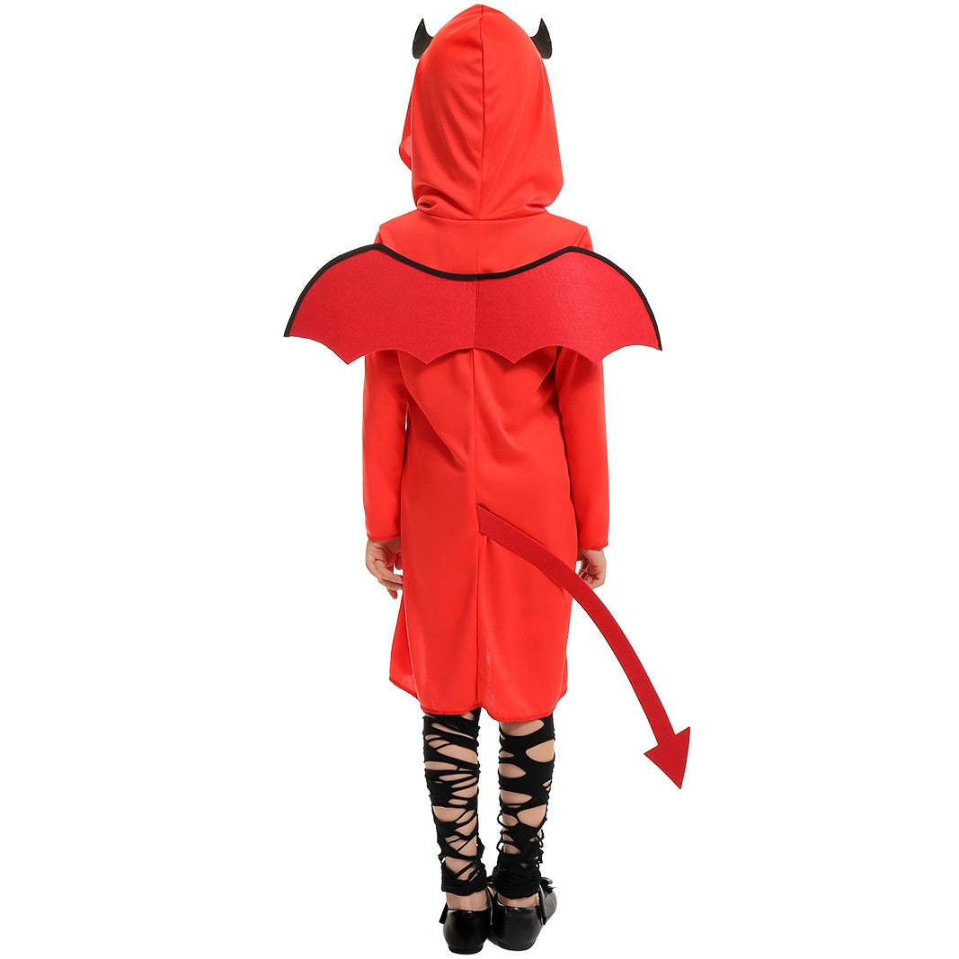 Déguisement de la petite diable d'Halloween Satan Rôle Jouer Cos Déguisement