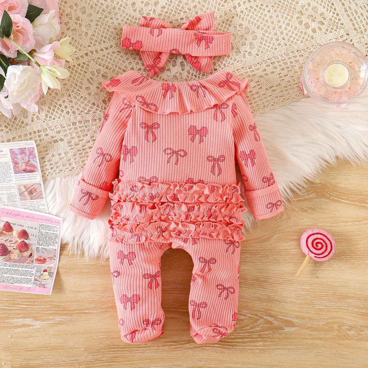 Long sleeve baby romper