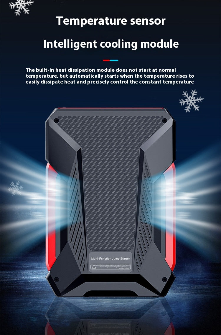 Auto Power Bank Alimentation d'urgence de démarrage Machine tout-en-un gonflable 12V