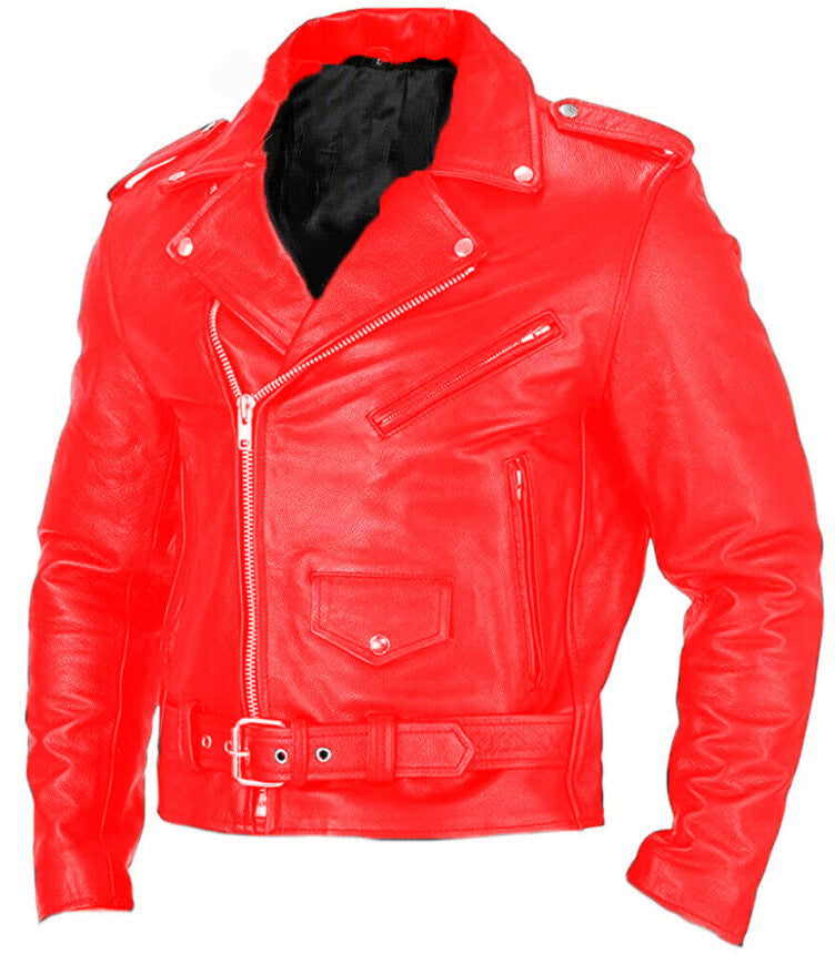Vêtements en cuir pour hommes de moto Printemps et automne