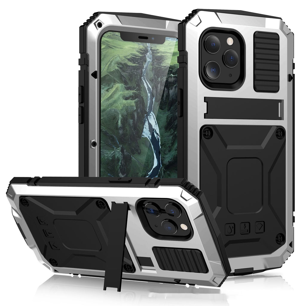 Case de téléphone mobile métal paquet complet anti goutte