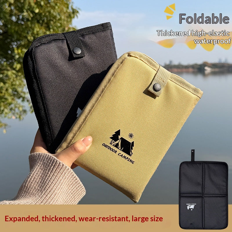 Randonnée en plein air Portable Oxford Cloth pliable Moisture-Proof Siège Coussin