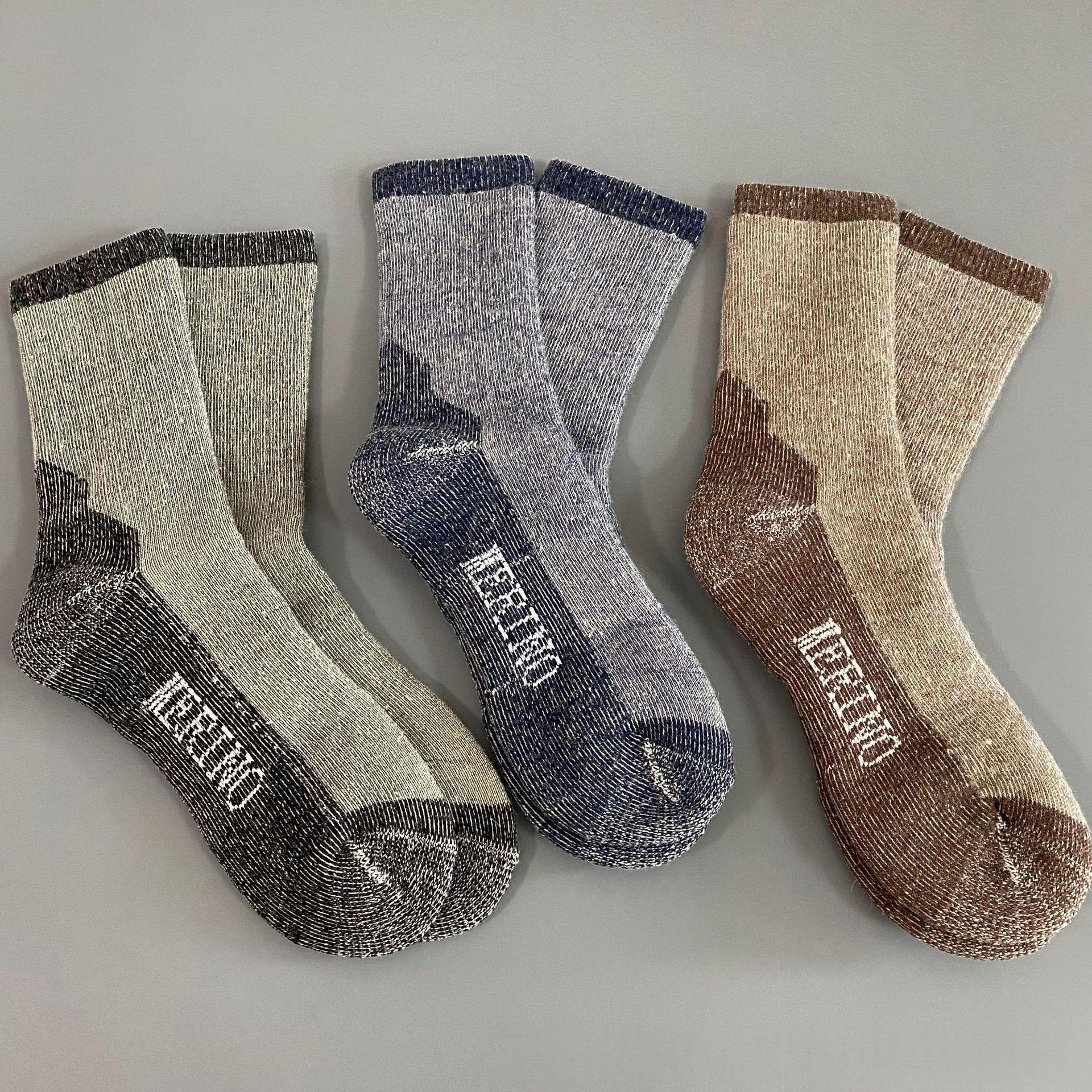 Chaussettes de ski chaudes épaisses pour l'automne et l'hiver
