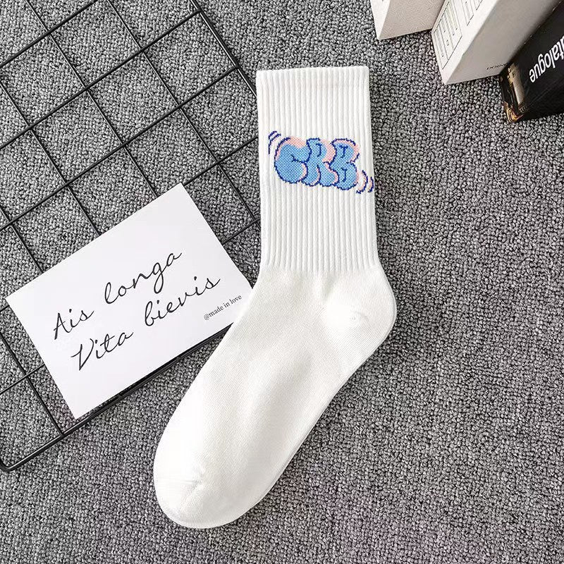 Cotton Automne Hiver Hommes Basketball Chaussettes longues