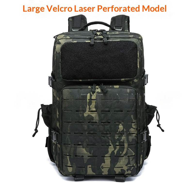 Sac à dos tactique laser 45L pour les sports de plein air et l'escalade de montagne