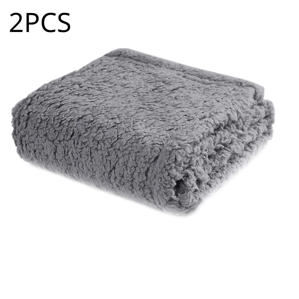 Shu coton velours animal couverture chien chaud cheveux