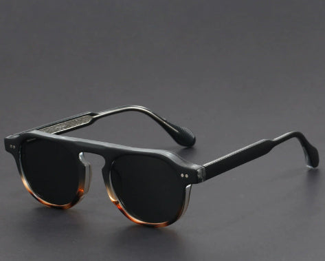 Polarized Vintage avec de grandes jantes UV Protection TR Lunettes de soleil