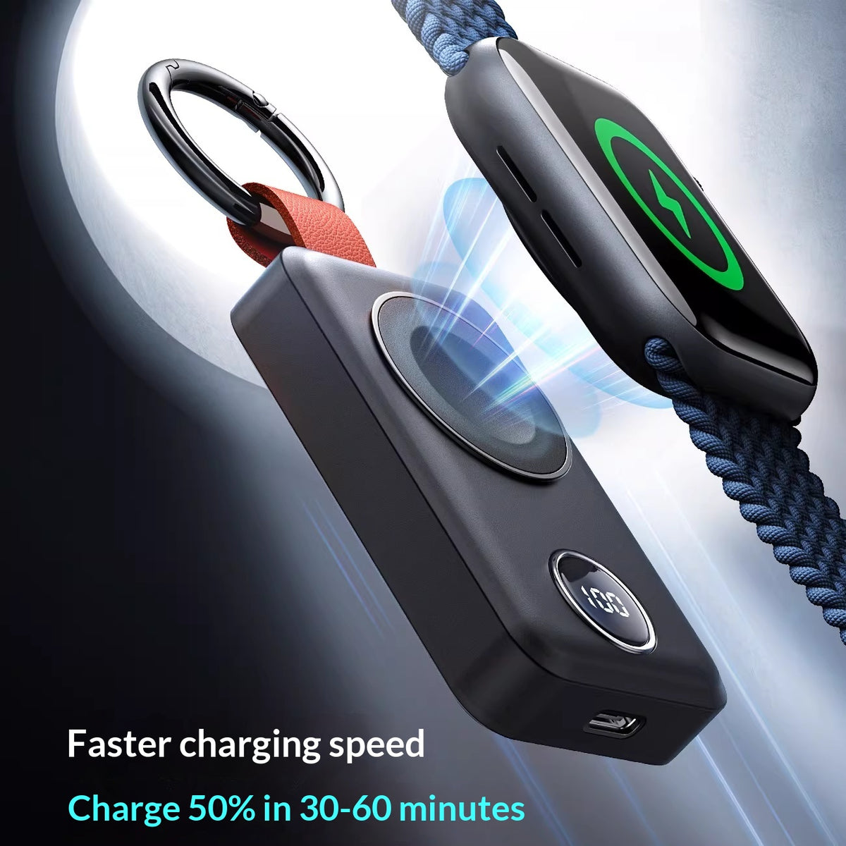 Chargeur sans fil magnétique portable de 2000mAh