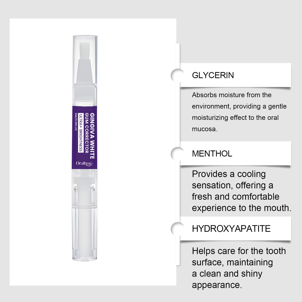 Stylo à taches violettes et blanchissant