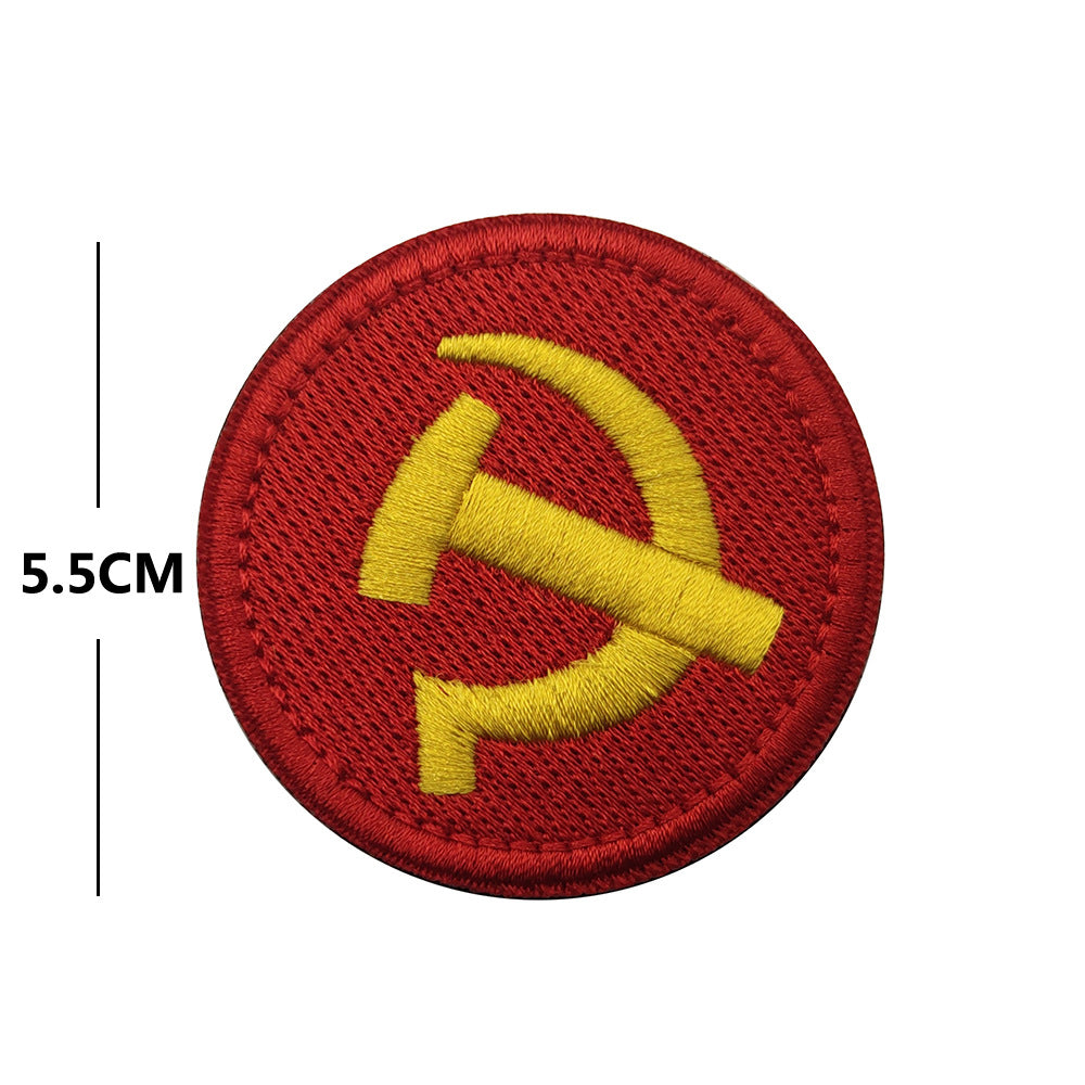 Insigne d'épaule Velcro en tissu brodé
