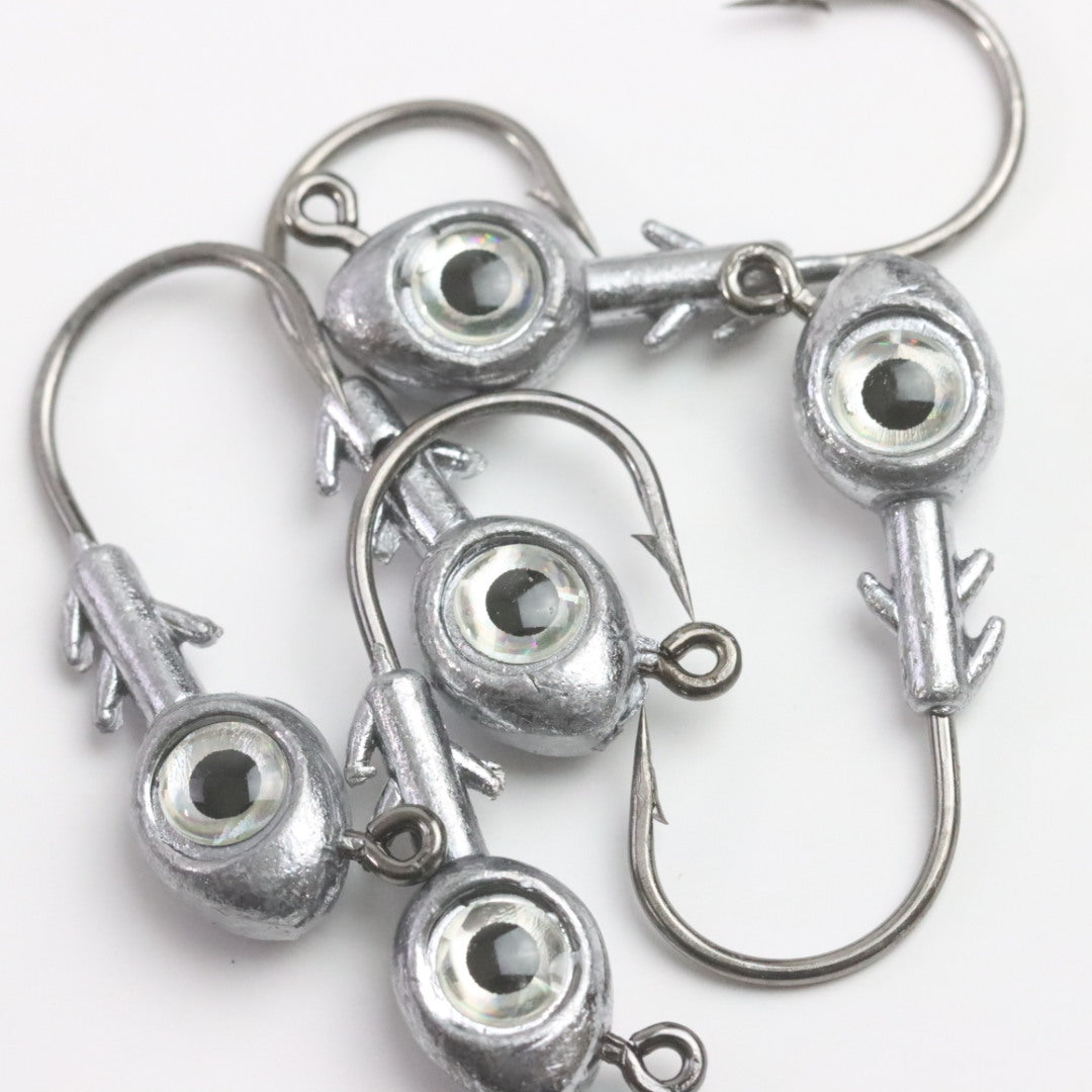 Cambrian Big Eye Fish Head Jig Crochet