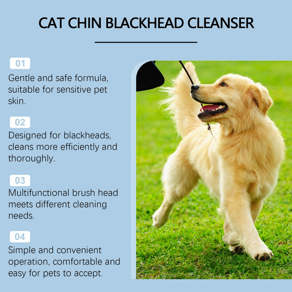 Yegbong Pet Chin nettoyage et entretien set nettoie délicatement les cheveux de chin des animaux de compagnie