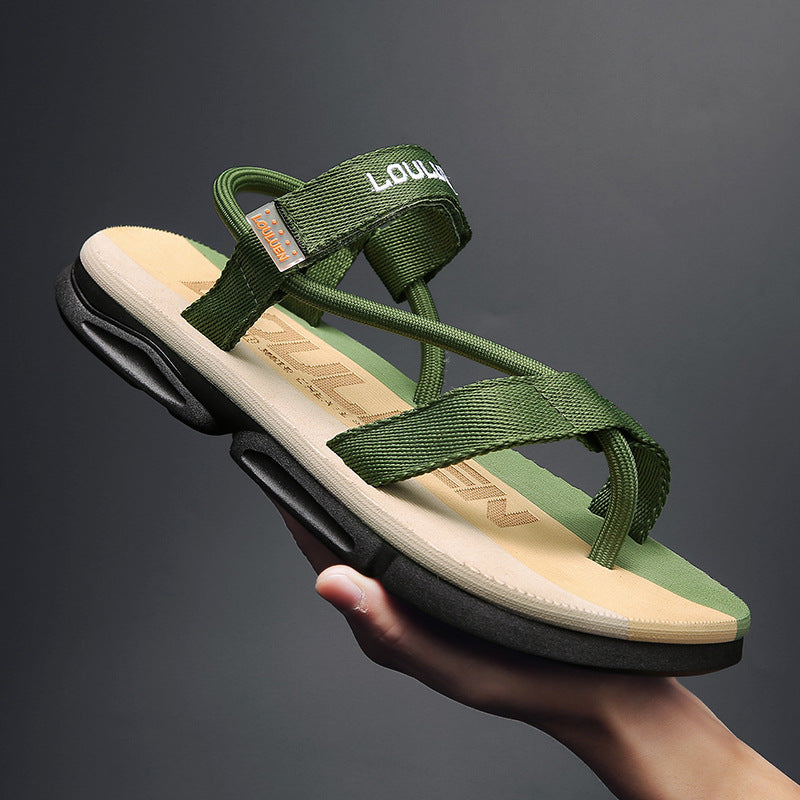 Style d'été homme résistant à l'usure Casual Non-Slip Slippers