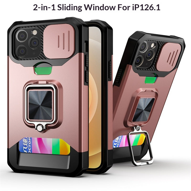 Convient pour 151617 Coques de téléphone à fenêtre coulissante