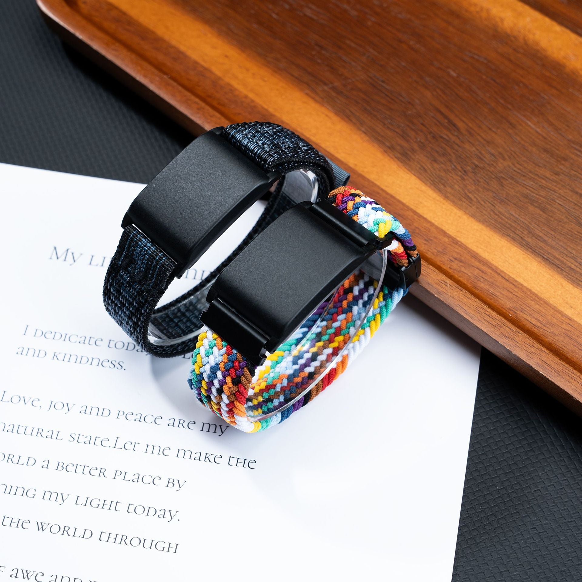 Bracelet Bracelet bracelet boucle en nylon Ceinture tricotée