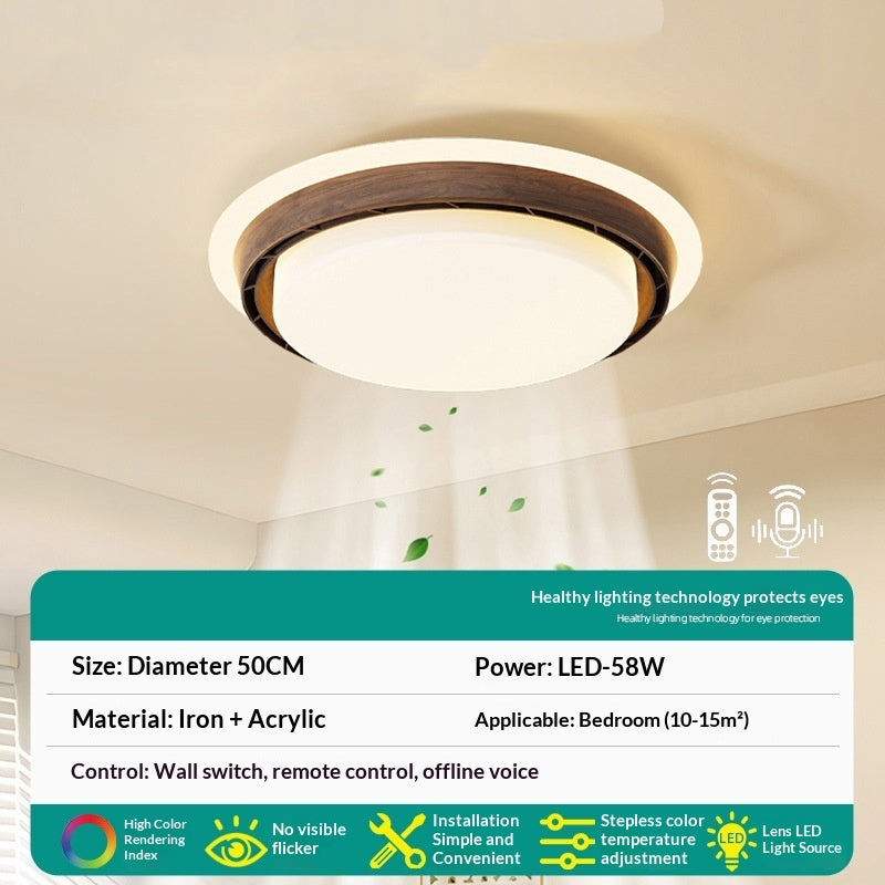 LED Ventilateur lumière chambre à coucher plafond lumière