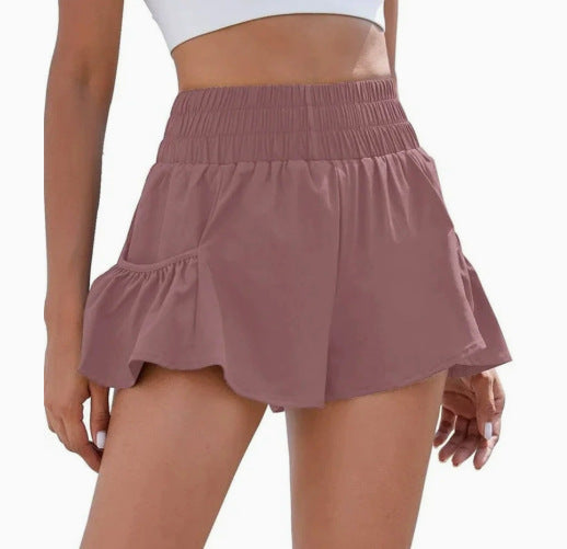 Vente Été Polyester Quick Dry Running Femmes Fitness Haute ceinture Poche Sports Casual Court
