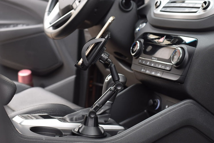 Support de téléphone mobile à ventouse réglable pour voiture