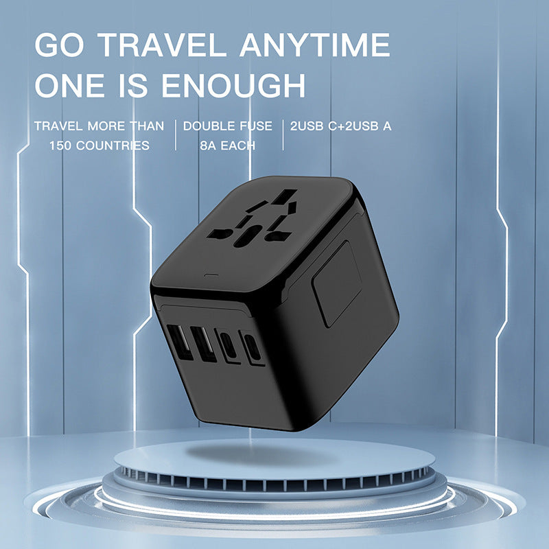 Chargeur de voyage 2USB 2 Type-C prise universelle
