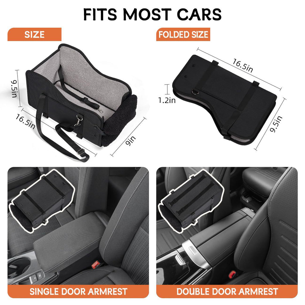 Siège de voiture Center Console Dog