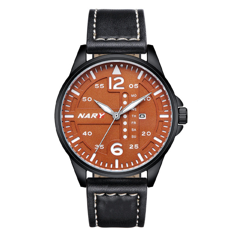 Montre Quartz résistante à l'eau pour hommes