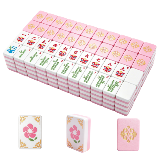 Ensemble de carreaux de Mahjong flottants imprimés 3D 160PCS