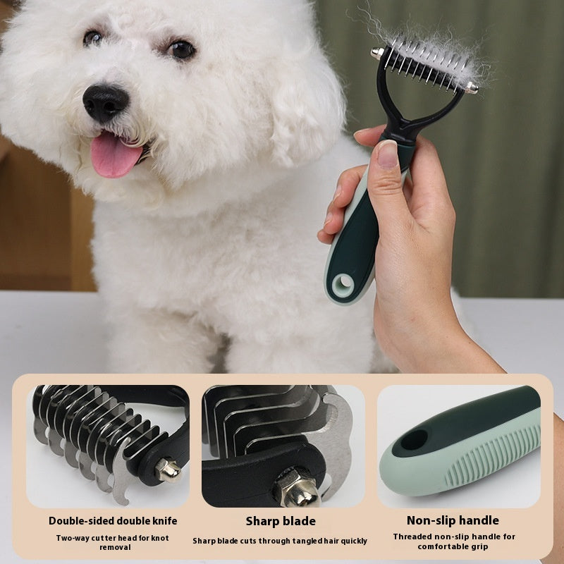 Pet Combo Suit Beauty Ciseaux Pinceau de bain pour peigne de peigne