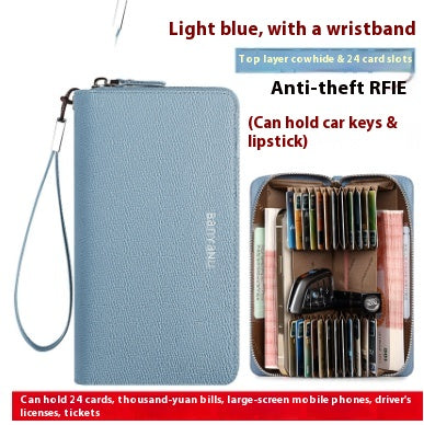 Porte-cartes Guangzhou Banyanu en cuir femme