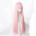 Perruque Cosplay simple couleur solide pour femmes
