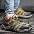 Chaussures de protection anti-smashing en acier confortable respirant pour homme