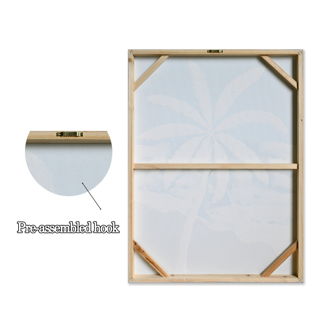 24x30 Ensemble de 2 Palm Tree Wall Art