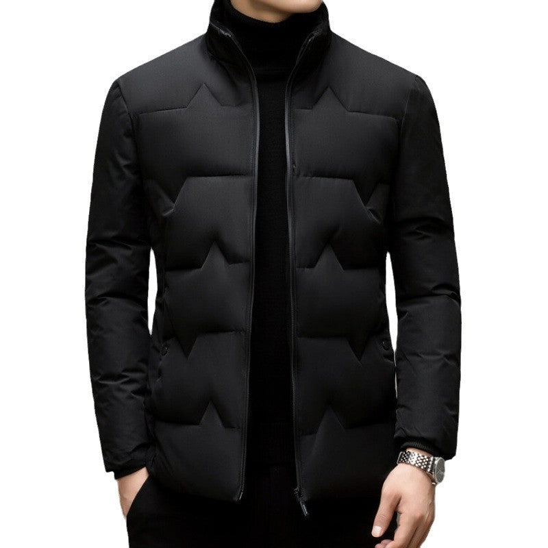Veste rembourrée en coton pour homme d'âge moyen