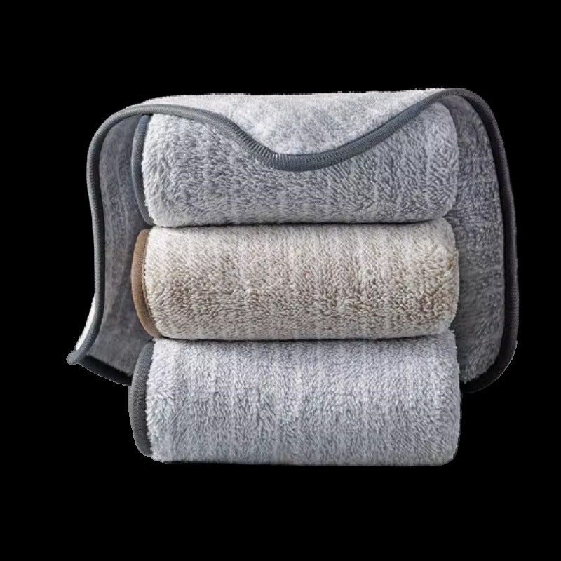 Râpe verticale en tissu d'environ 19g-30*30cmCoral velours-bande de couleur 1