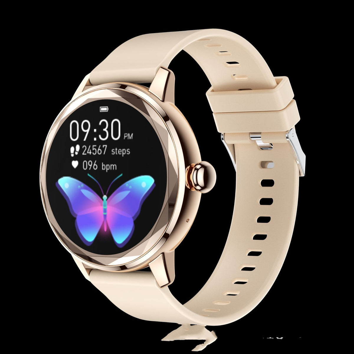 L'apparence mode des femmes Petite Exquise Real Heart Rate Blood Oxygen Smart Watch