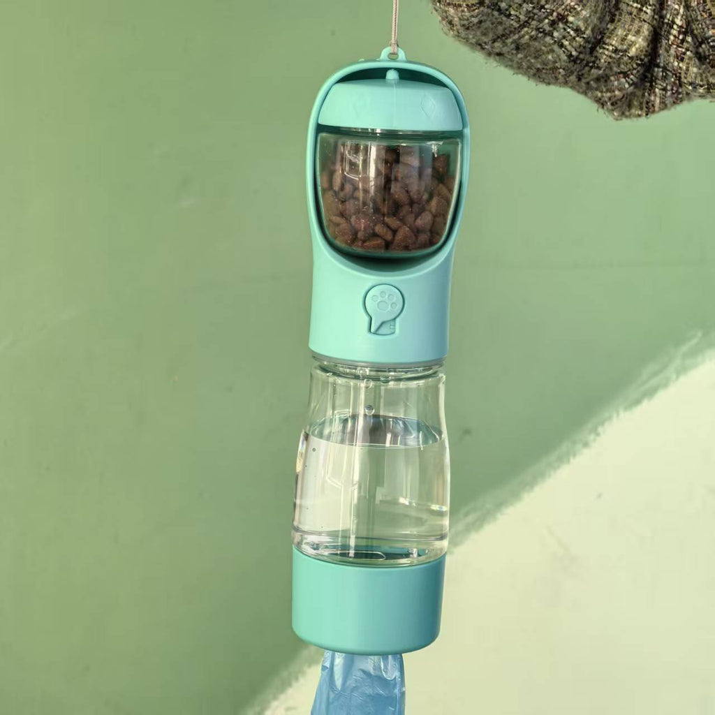 Pet Travel Cup Portable Outdoor Water Bouteille Feeder multifonctionnel