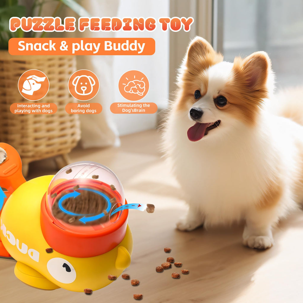 Duck-Shaped Candy Dispenser - Interactive Dog Toys for Mental Stimulation